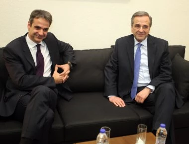 Συνάντηση στην Καλαμάτα για Κ. Μητσοτάκη και Αντ. Σαμαρά - Γεύμα με ψαρόσουπα και θαλασσινά (φωτό)